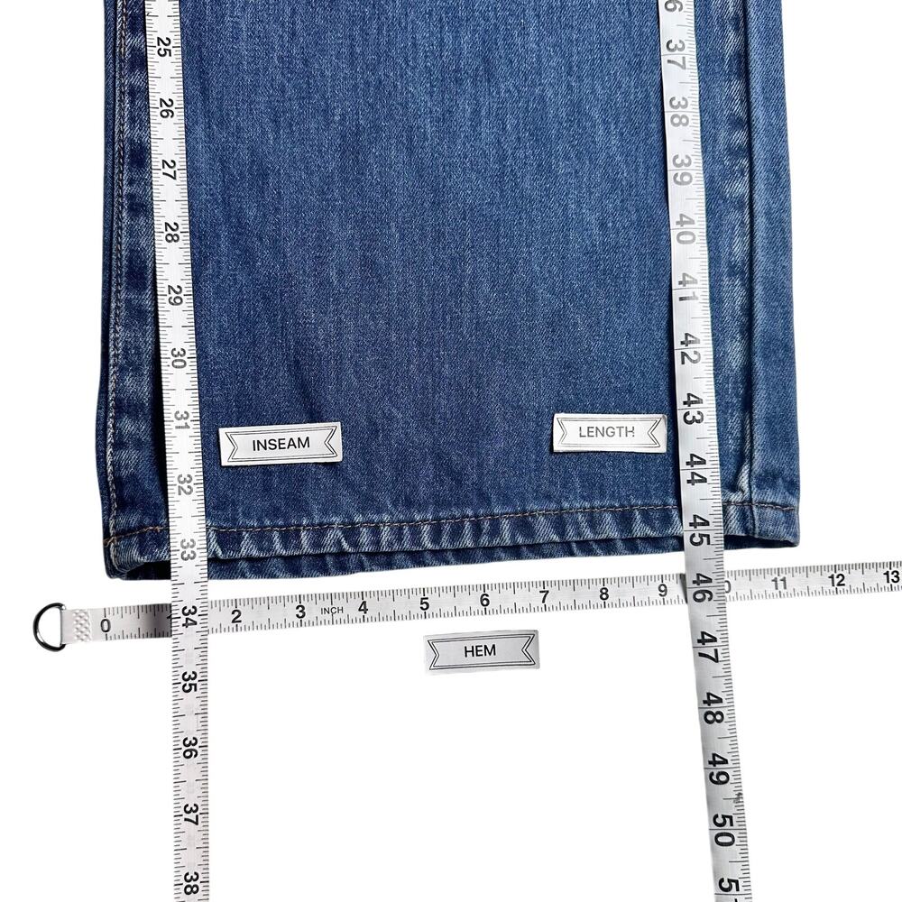 Kancan | Women | 90s Boyfriend Ultra High Rise Distressed Wide Leg Jeans | Sz 31 - Picture 5 of 13
